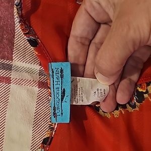 XL red with Indan Skull blouse